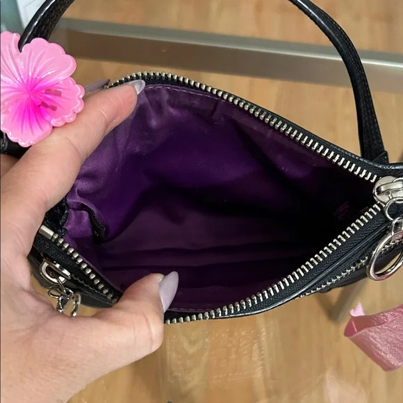 Coach Poppy Vintage Black Mini Shoulder Bag - Picture 10 of 11